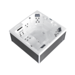 Jacuzzi SPA 200 x 150 x 77 cm blanc gris