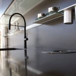 Mitigeur évier semi-professionnel noir mat – Image 5