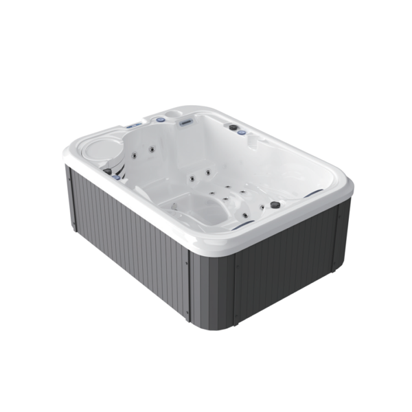 Jacuzzi SPA 200 x 150 x 77 cm blanc gris
