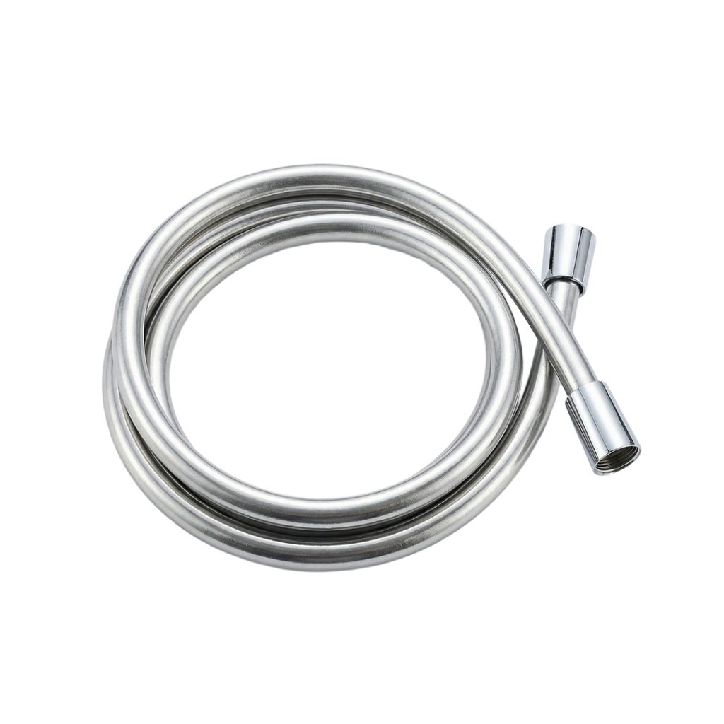 flexible de douche PVC silver 1,7 m Orfesa finition argentée lisse.