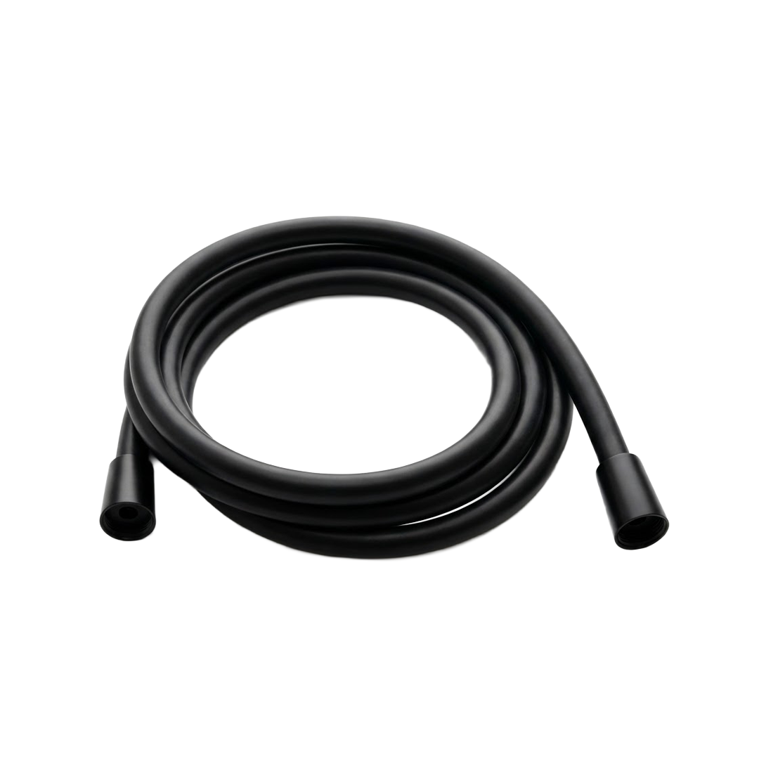 Flexible de douche noir mat 1,7 m Orfesa Flexible de douche noir mat 1,7 m Orfesa lisse anti-calcaire