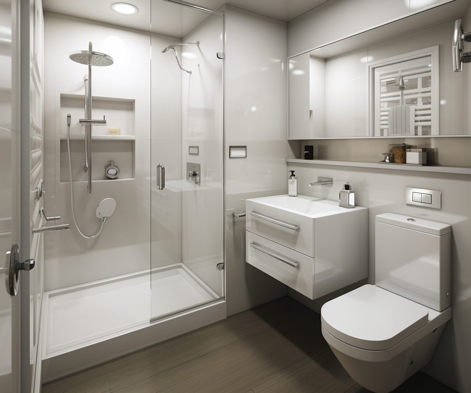 modern bathroom with small space contemporary decor 1 scaled e1773423794449