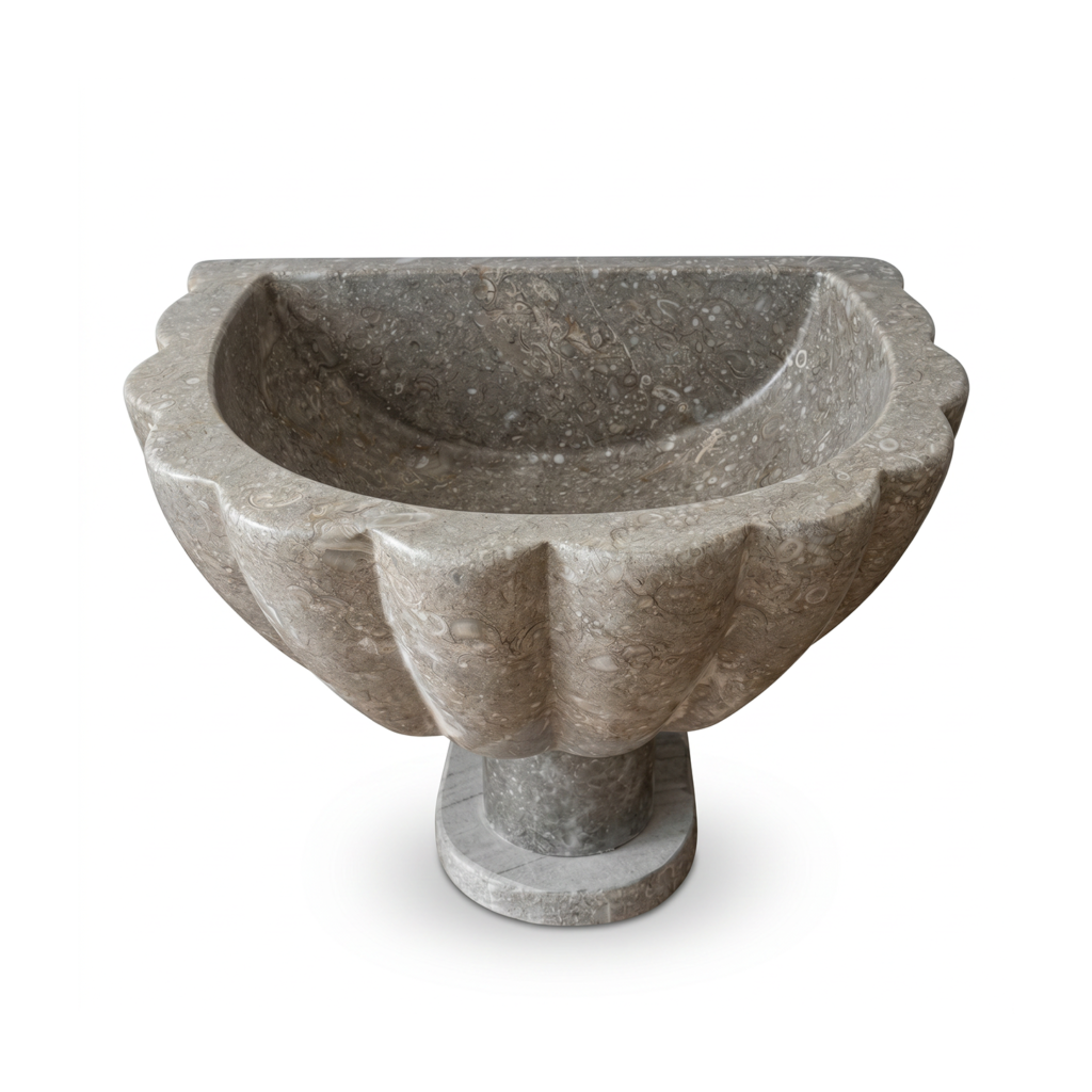 Vasque hamam marbre gris Baldi authentique Premium Vagris