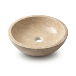 Vasque à poser beige clair marbre