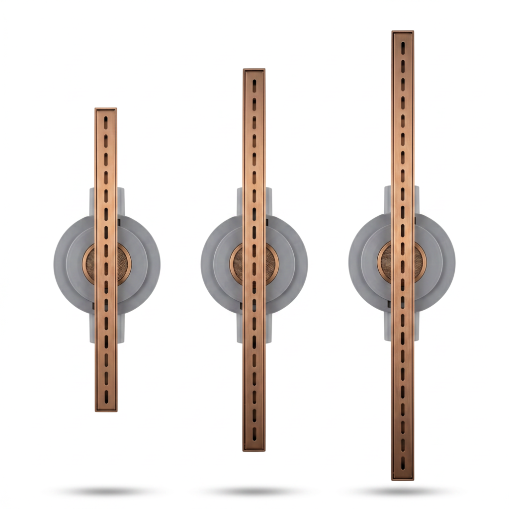 Caniveau slim bronze 60cm REVENA premium - Drainage luxe