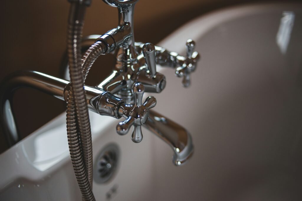 robinet lave-linge double