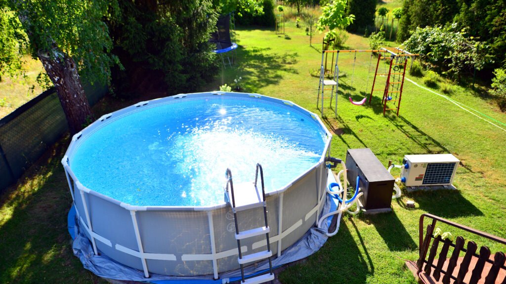 Piscine hors-sol acier