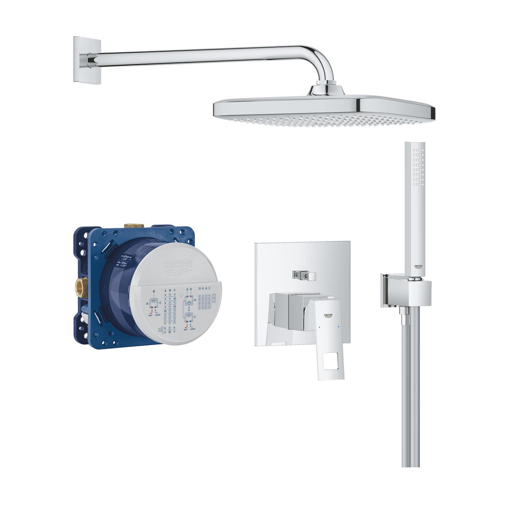 Kit Douche Encastré Carré Cube Grohe | SBA Marrakech