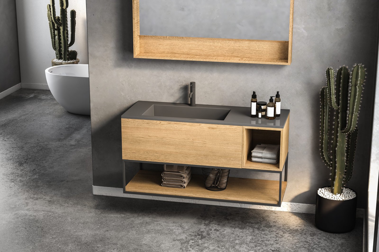 meuble et vasque salle de bain
