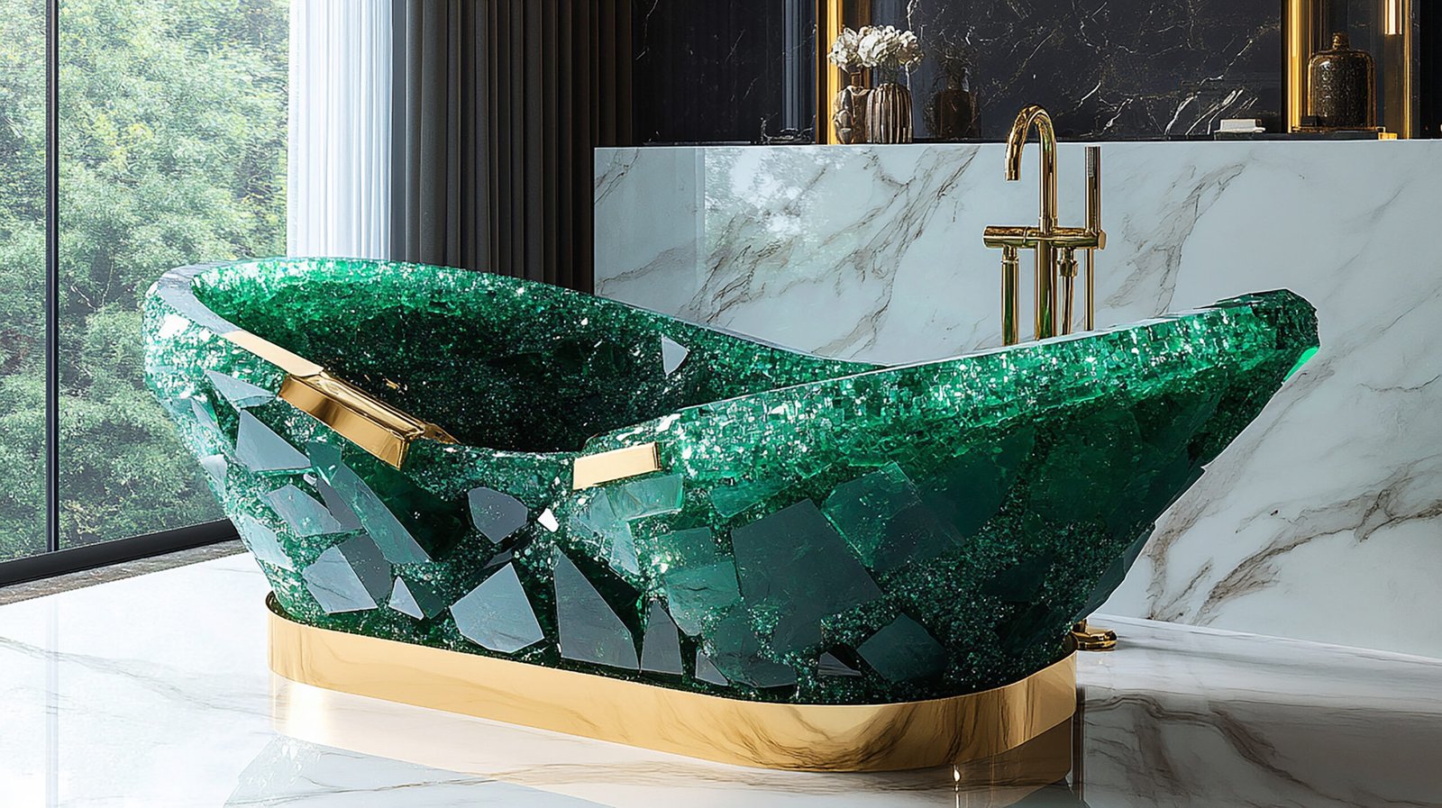 vasque marbre vert
