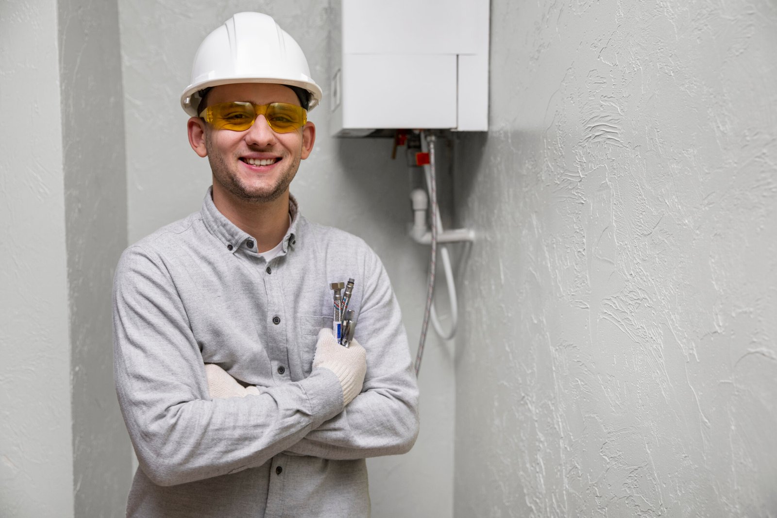 worker repairing water heater 1 scaled