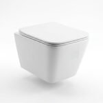 Cuvette suspendu carre blanche SANI _ chez Sani-expert