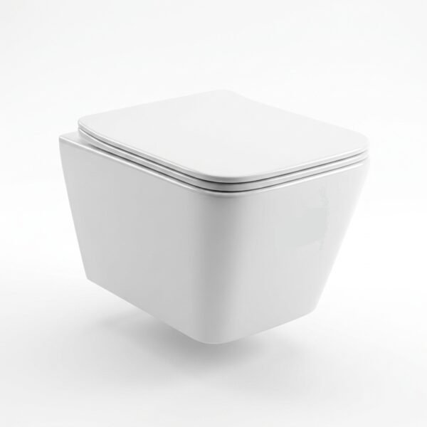 Cuvette suspendu carre blanche SANI _ chez Sani-expert