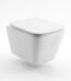 Cuvette suspendu carre blanche SANI _ chez Sani-expert