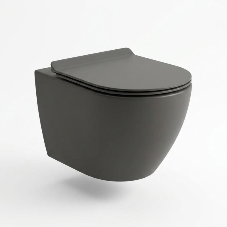 Cuvette suspendu rond gris BEKA – chez Sani-expert