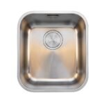 Evier sous plan 45x40 FRANKE inox chrome pour cuisine.