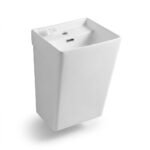 Lavabo suspendu 38x34x60 carre – chez Sani-expert