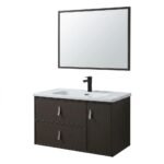 Meuble suspendu marron HG-9014 – chez Sani-expert