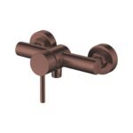 Mitigeur de douche bronze SWAN ROBIMED mural bronze brossé