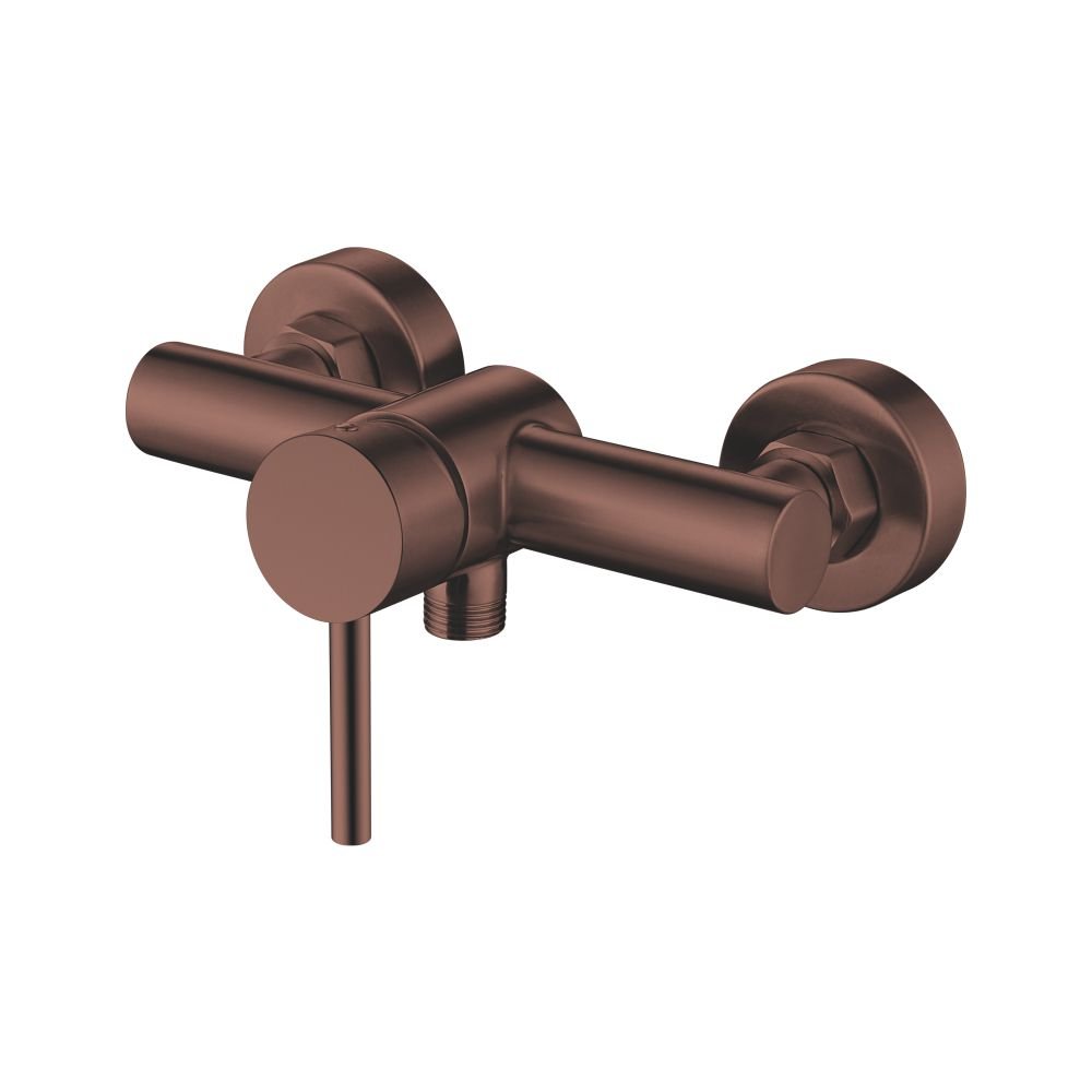 Mitigeur de douche bronze SWAN ROBIMED mural bronze brossé