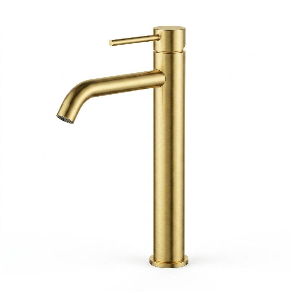 Mitigeur lavabo XL gold SWAN ROBIMED finition or brillant