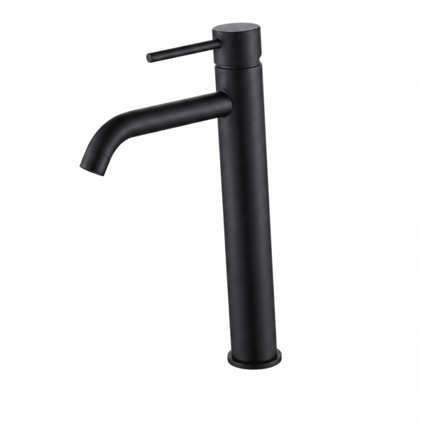 Mitigeur lavabo XL noir SWAN ROBIMED rehaussé noir mat