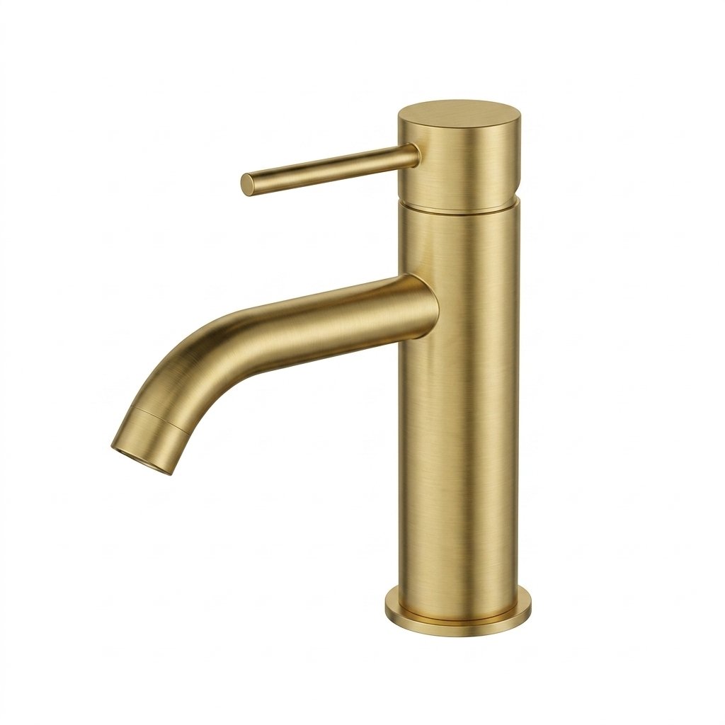 Mitigeur lavabo gold SWAN ROBIMED finition or brillant – SANI-EXPERT
