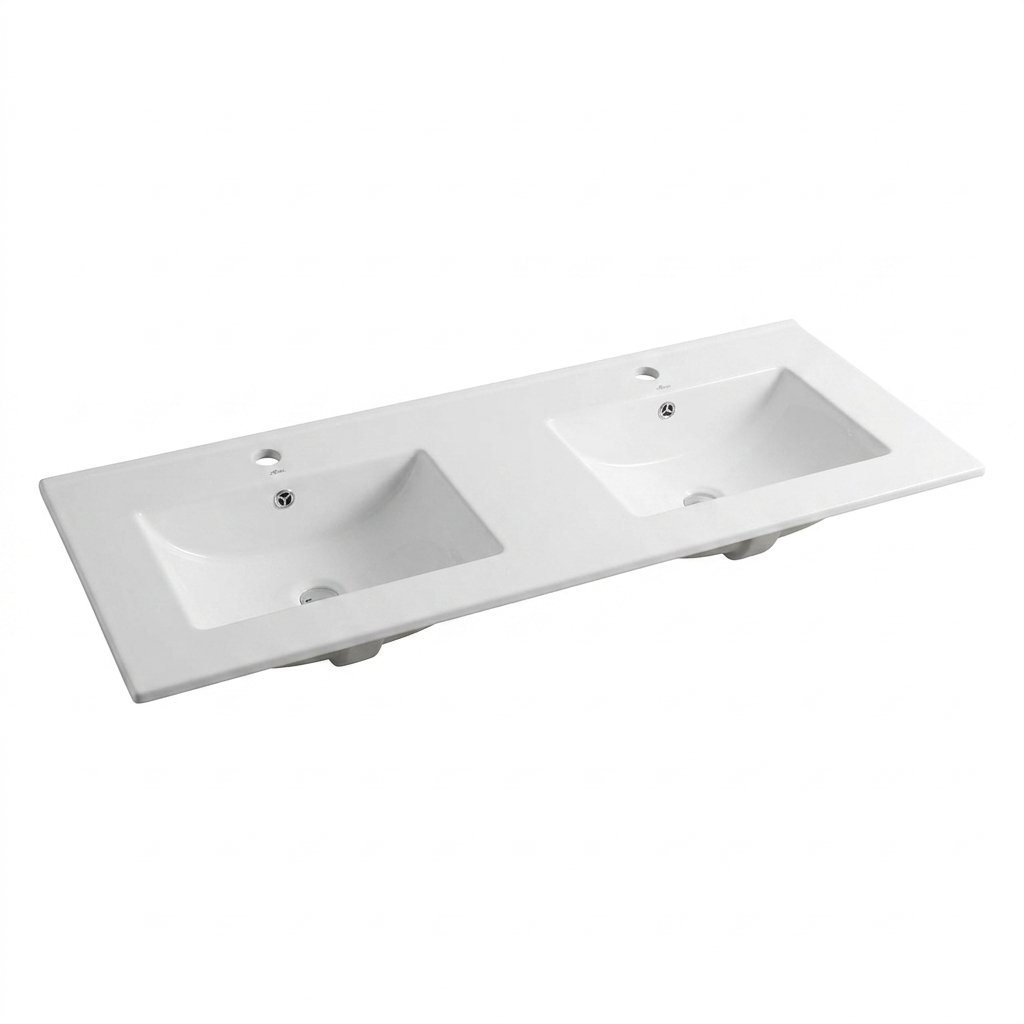 Vasque pour meuble 1.2x45 double Perla _ Sani-expert