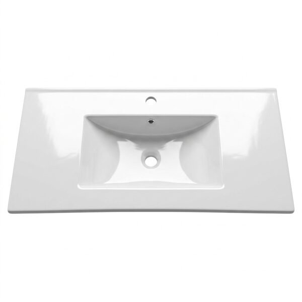 Vasque pour meuble 100x45 plat Perla – Sani-expert Marrakech