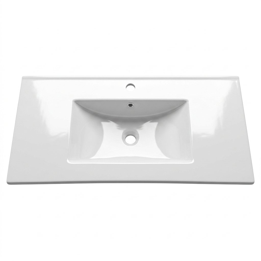 Vasque pour meuble 100x45 plat Perla – Sani-expert Marrakech