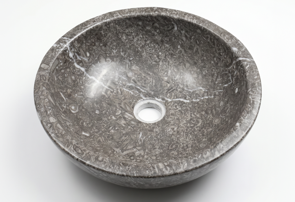 Vasque à poser gris clair marbre